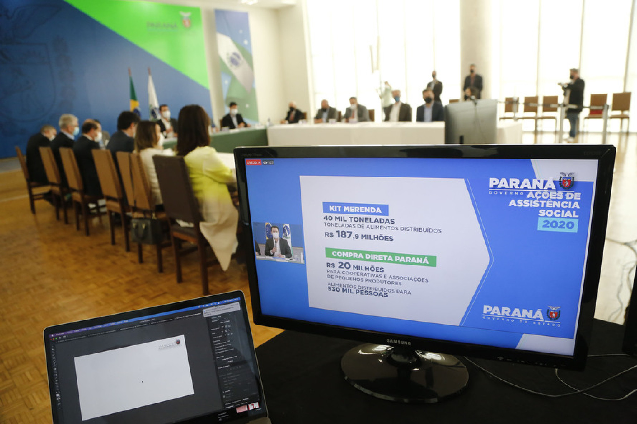 Presidente participa de lançamento de pacote para ajuda a vulneráveis e garante apoio da Assembleia