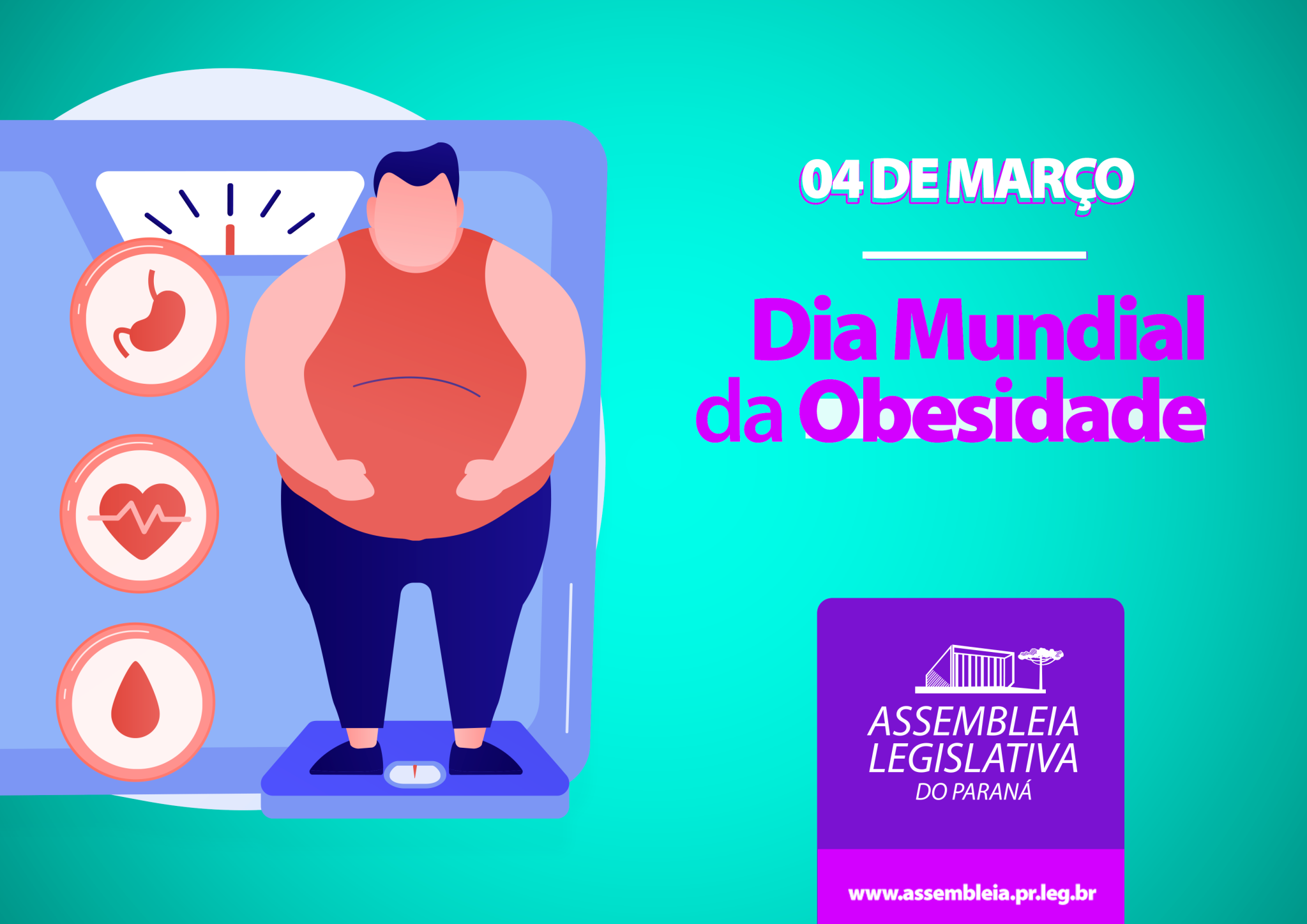 Medidas da Assembleia Legislativa tentam frear crescimento da obesidade no Paraná
