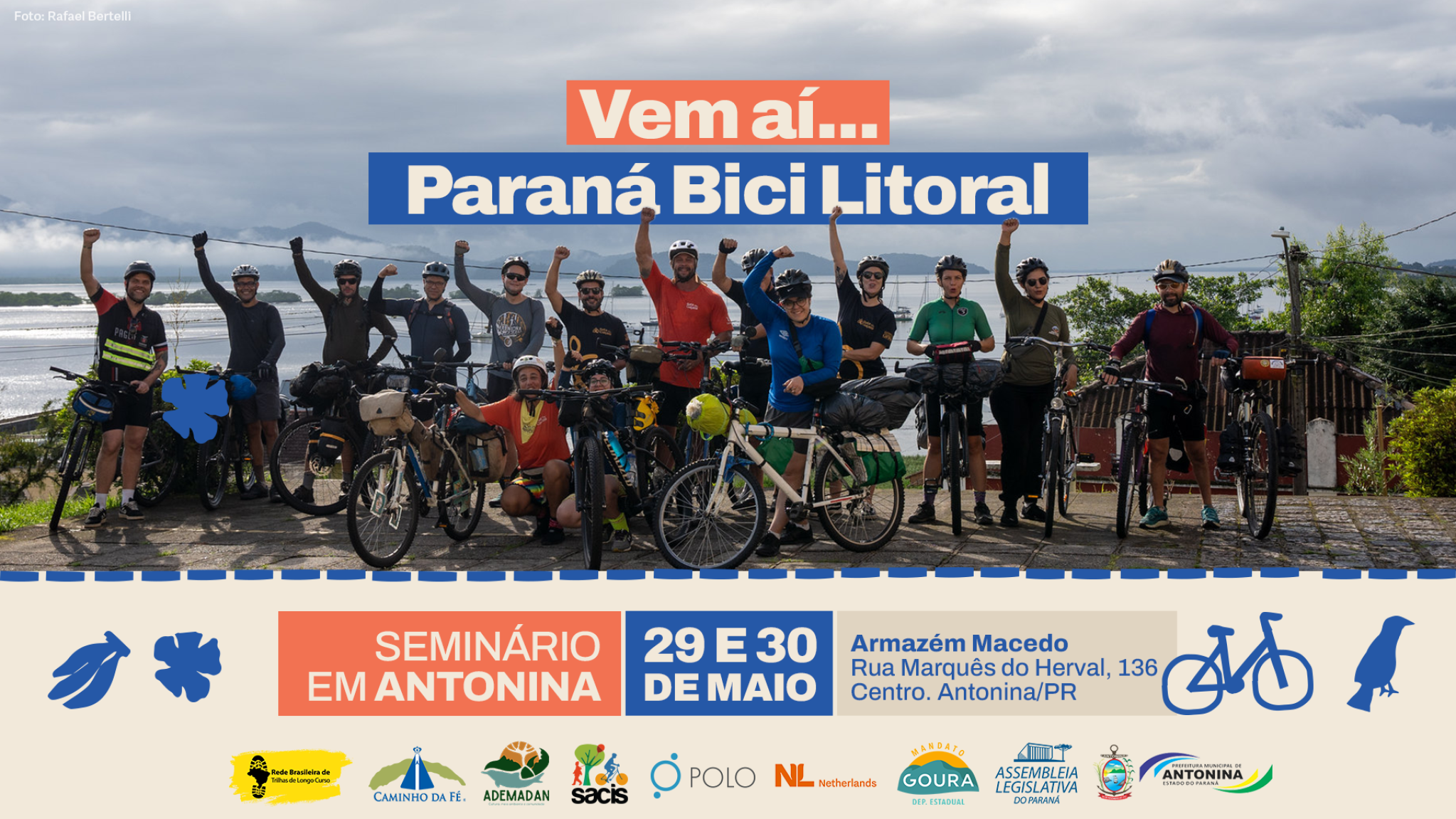 Deputado Goura (PDT) destaca realização do 3º Paraná Bici, que começa pelo Litoral Paranaense nos dias 29 e 30 de maio
