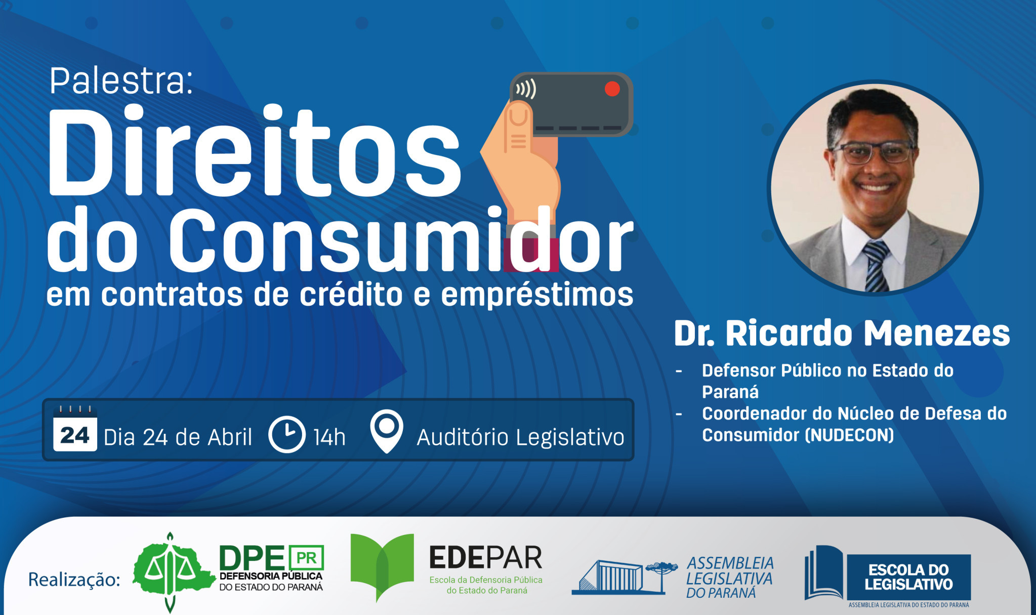 Defensoria Pública e Escola do Legislativo promovem palestra sobre Direito do Consumidor