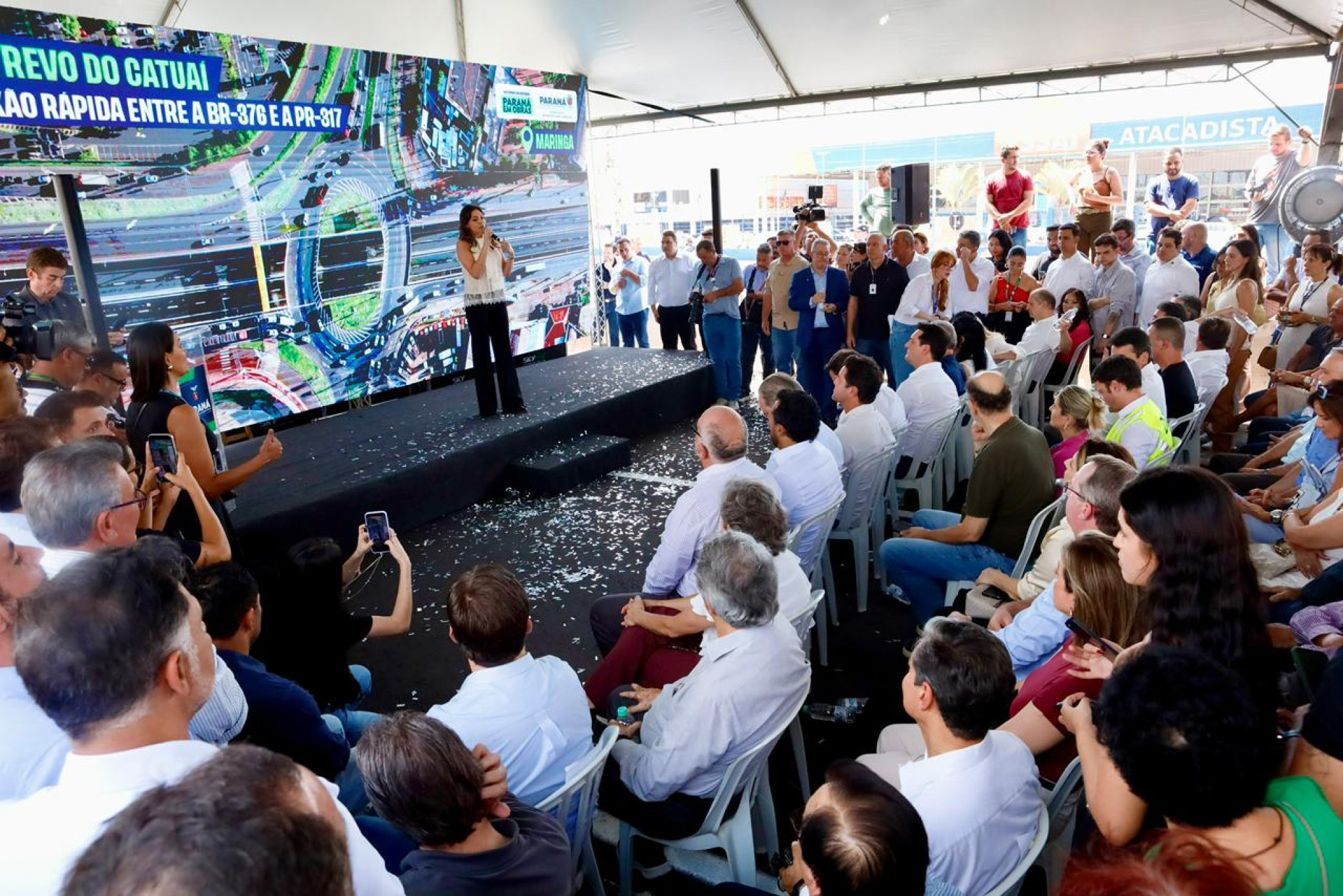 “Novo Trevo do Catuaí é uma obra histórica para Maringá e região”, afirma deputada Maria Victoria (PP)