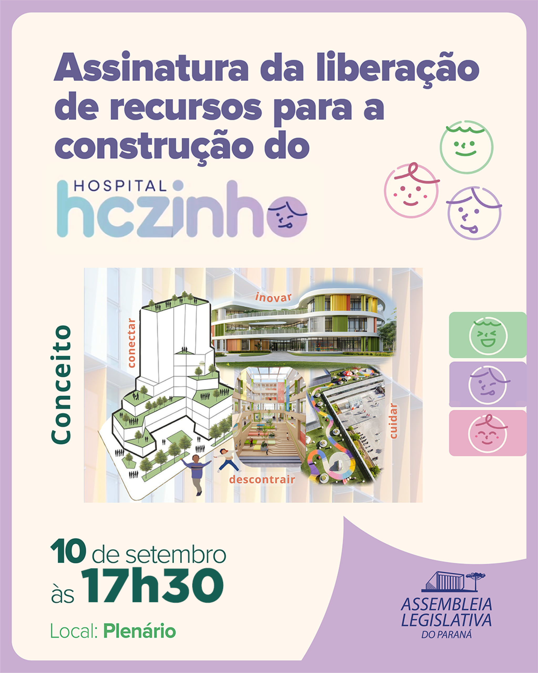 Assembleia Legislativa anuncia nesta quarta-feira (10) repasse de R$ 20 milhões para a construção do HCzinho