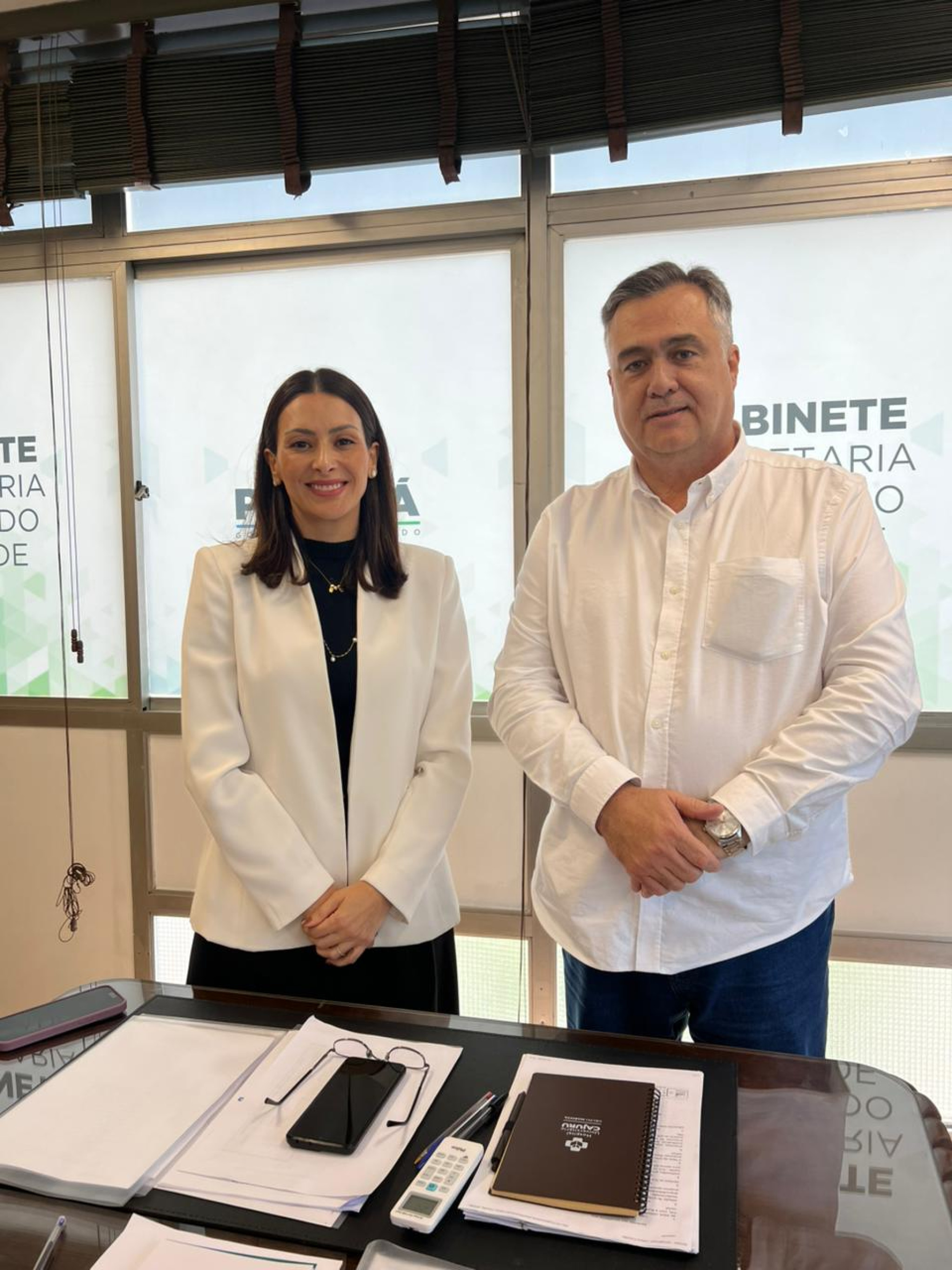 Deputada Mabel Canto (PP) acompanha equipe da Santa Casa para definir detalhes da conclusão do Centro Oncológico em PG