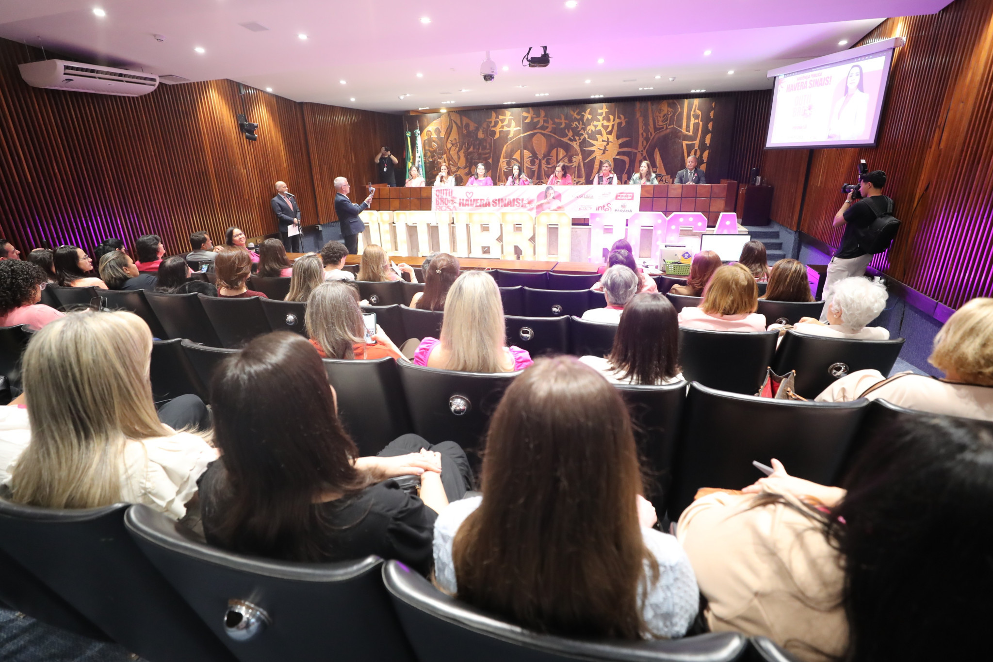 Assembleia debate prevenção e diagnóstico precoce do câncer de mama em audiência do Outubro Rosa