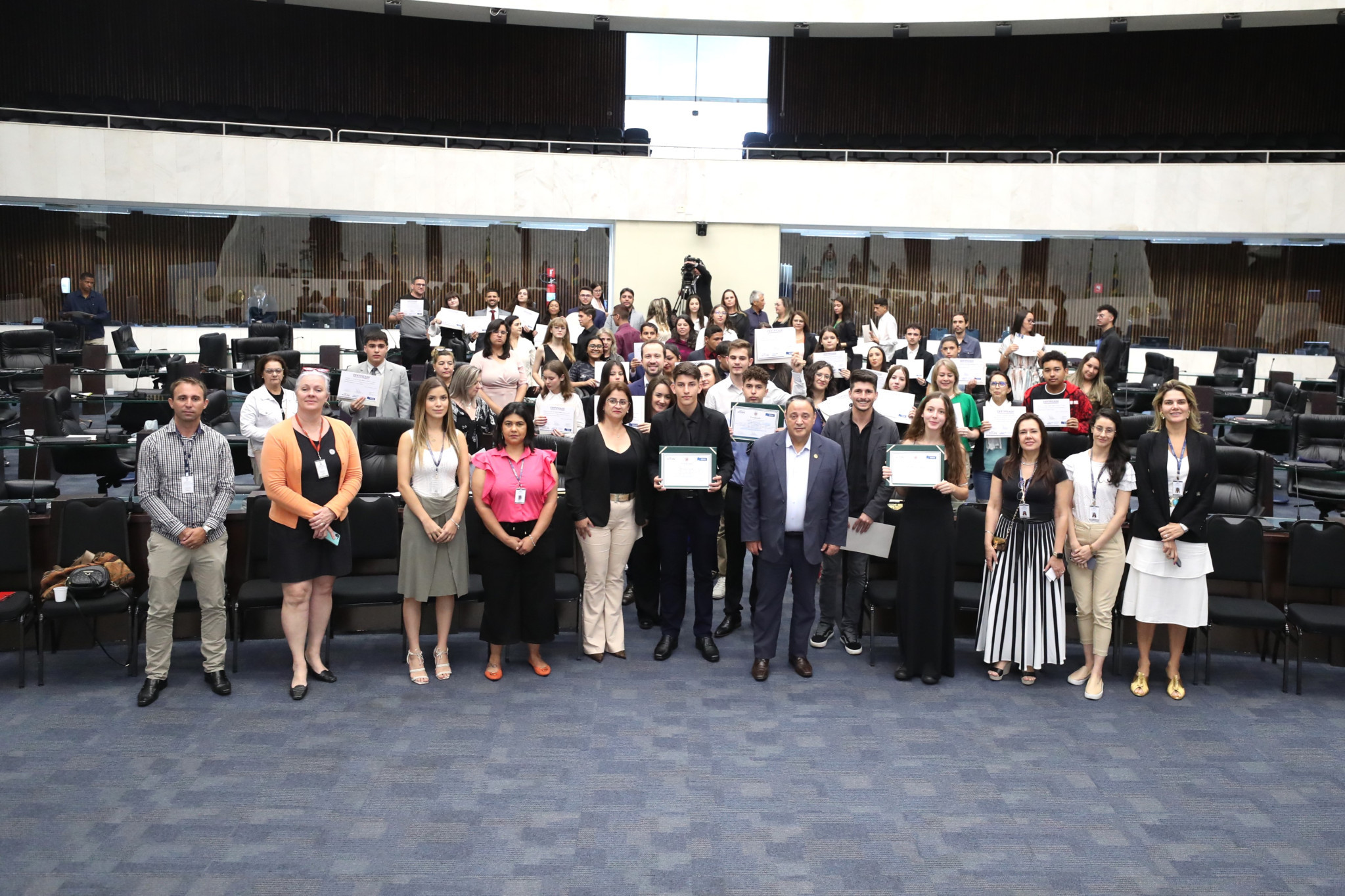 Assembleia Legislativa recepciona alunos e professores do programa Geração Atitude