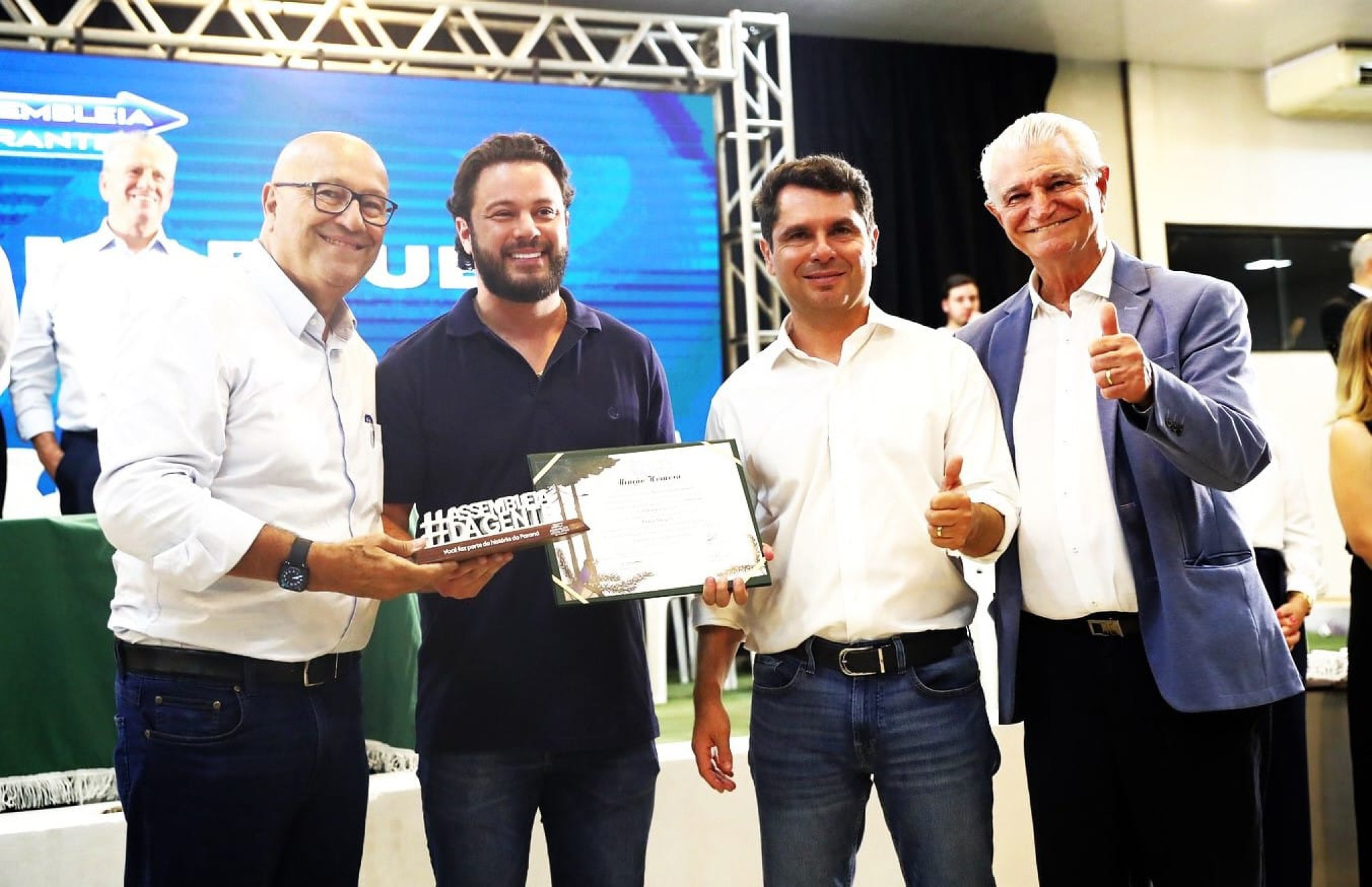 Em Paranavaí, deputado Luiz Claudio Romanelli (PSD) destaca trabalho de três lideranças do Noroeste do Paraná