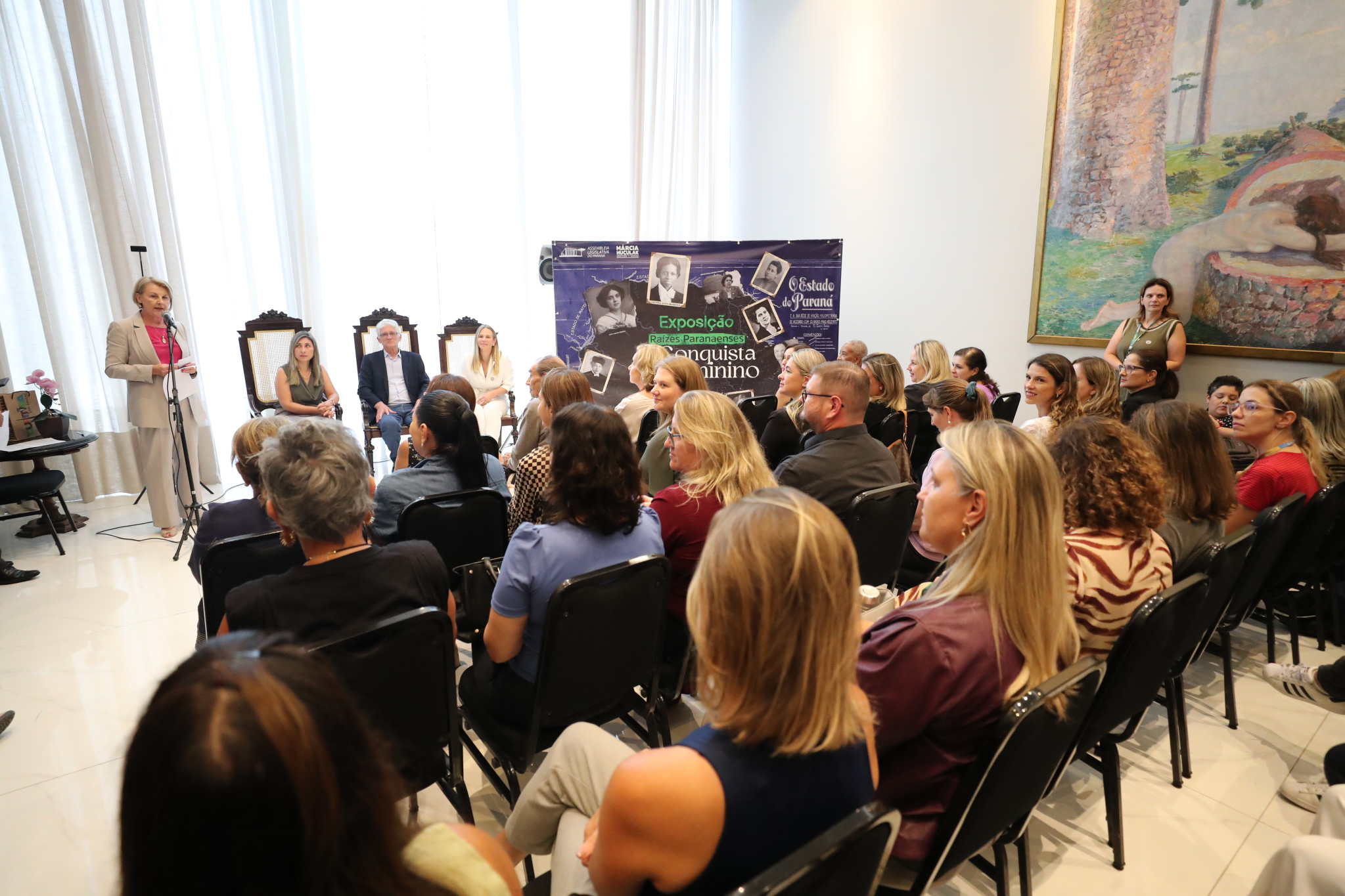 Exposição destaca a luta de mulheres paranaenses por direitos, igualdade e reconhecimento