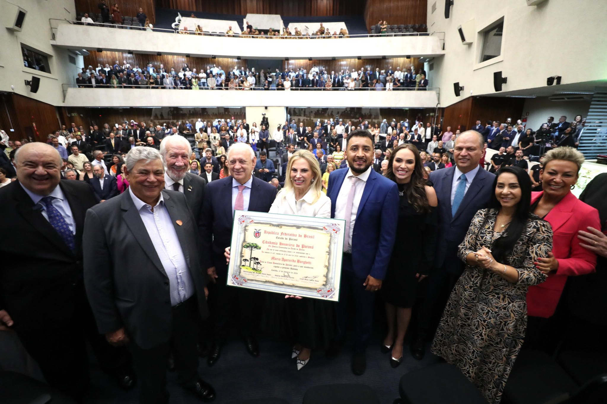 Cida Borghetti é cidadã honorária do Estado do Paraná