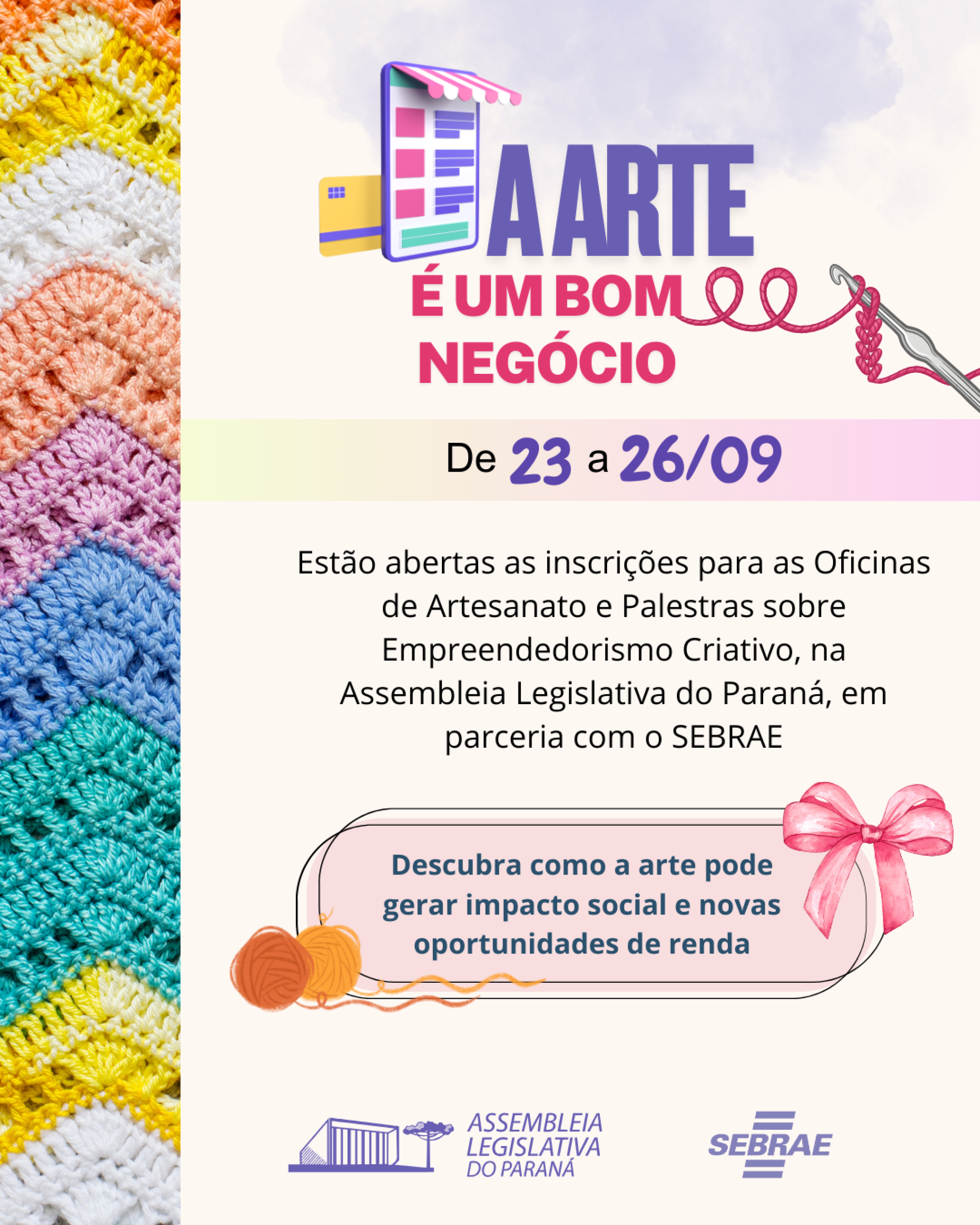 Comissão de Cultura promove semana de atividades voltadas ao empreendedorismo criativo