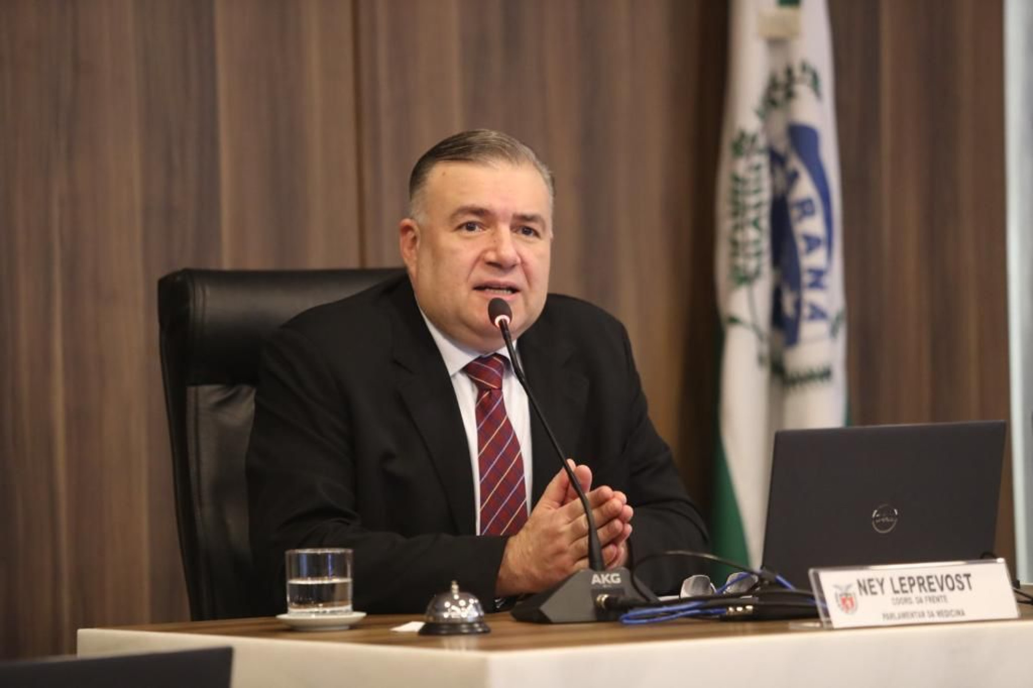 Eleito presidente da Comissão de Obras Públicas, Transportes e Comunicação, Ney Leprevost (União) será empossado na próxima terça-feira