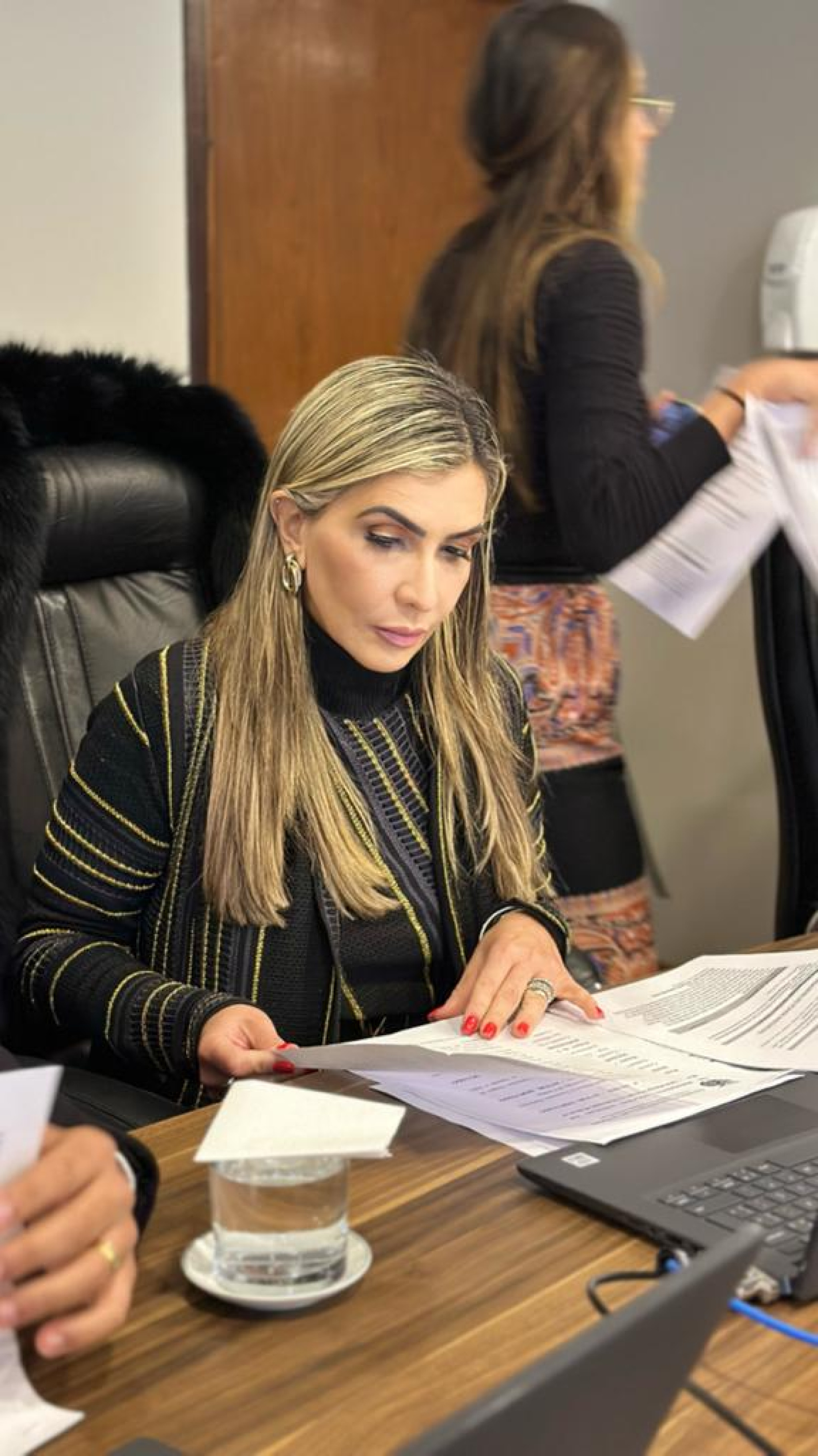 Na CCJ, deputada Flávia Francischini (União) defende assento exclusivo para mulheres no transporte intermunicipal