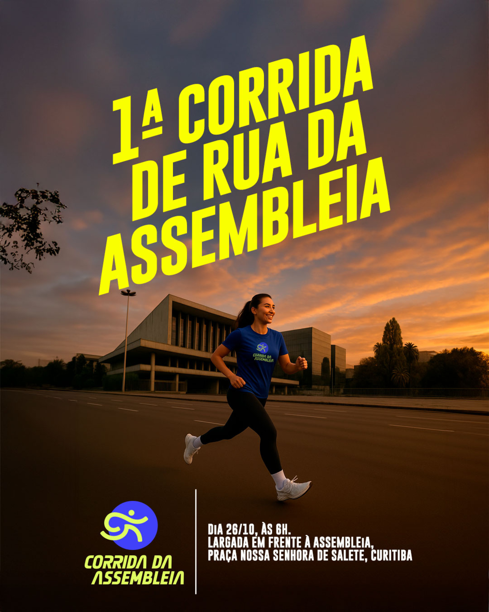 Corrida da Assembleia Legislativa reúne 6 mil atletas neste domingo (26) e encerra Circuito de Corridas de Rua de Curitiba