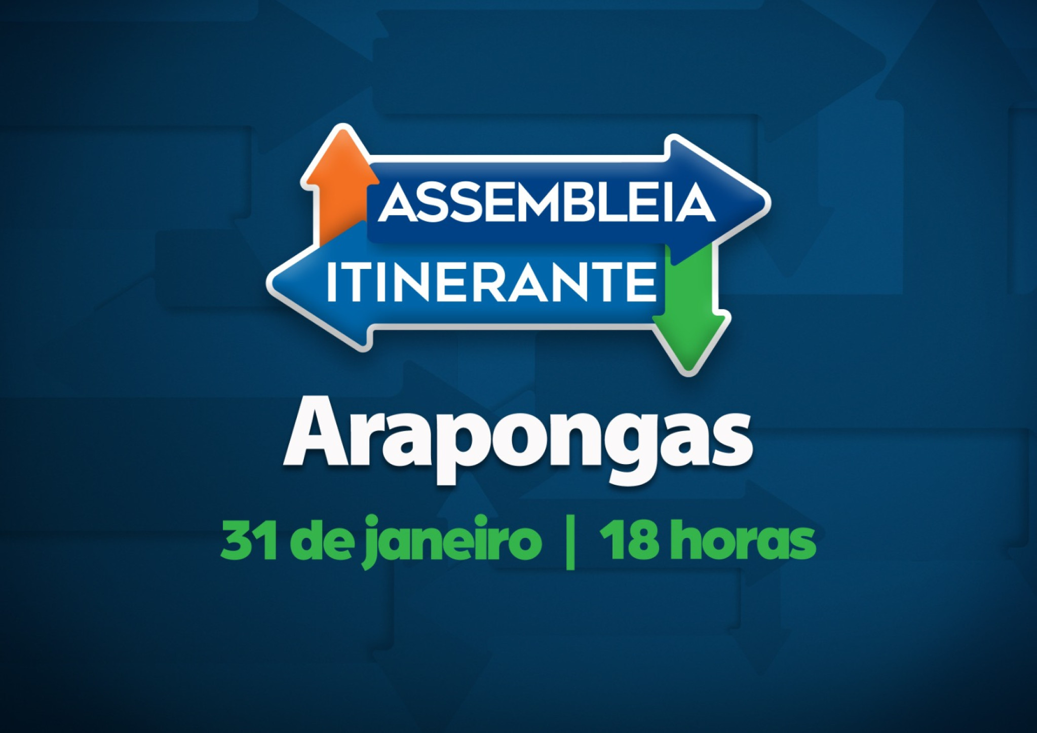 Arapongas é a primeira parada da Assembleia Itinerante em 2024
