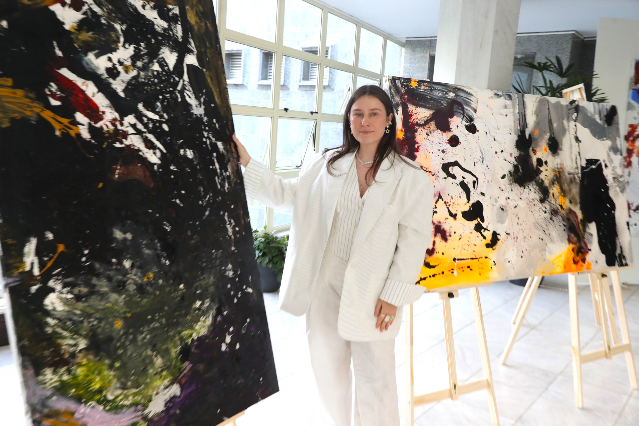 Espaço Cultural da Assembleia Legislativa recebe a exposição da artista Celeste Quiroga