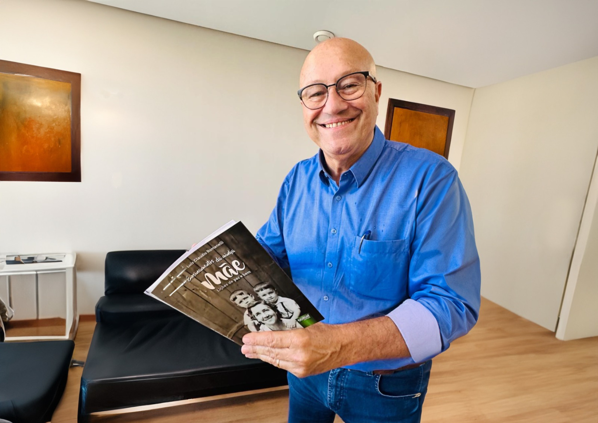 Deputado Luiz Claudio Romanelli (PSD) lança o livro Ensinamentos da Minha Mãe – Lições de Paz e Bem