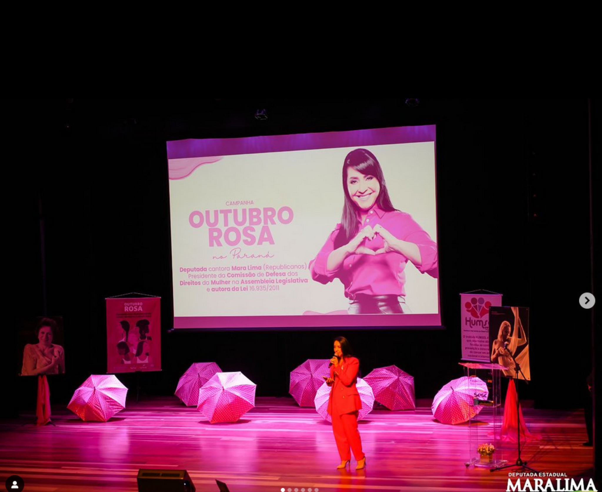 Deputada Cantora Mara Lima (REP) participa do Fórum Humsol, sobre direitos de pacientes com câncer de mama