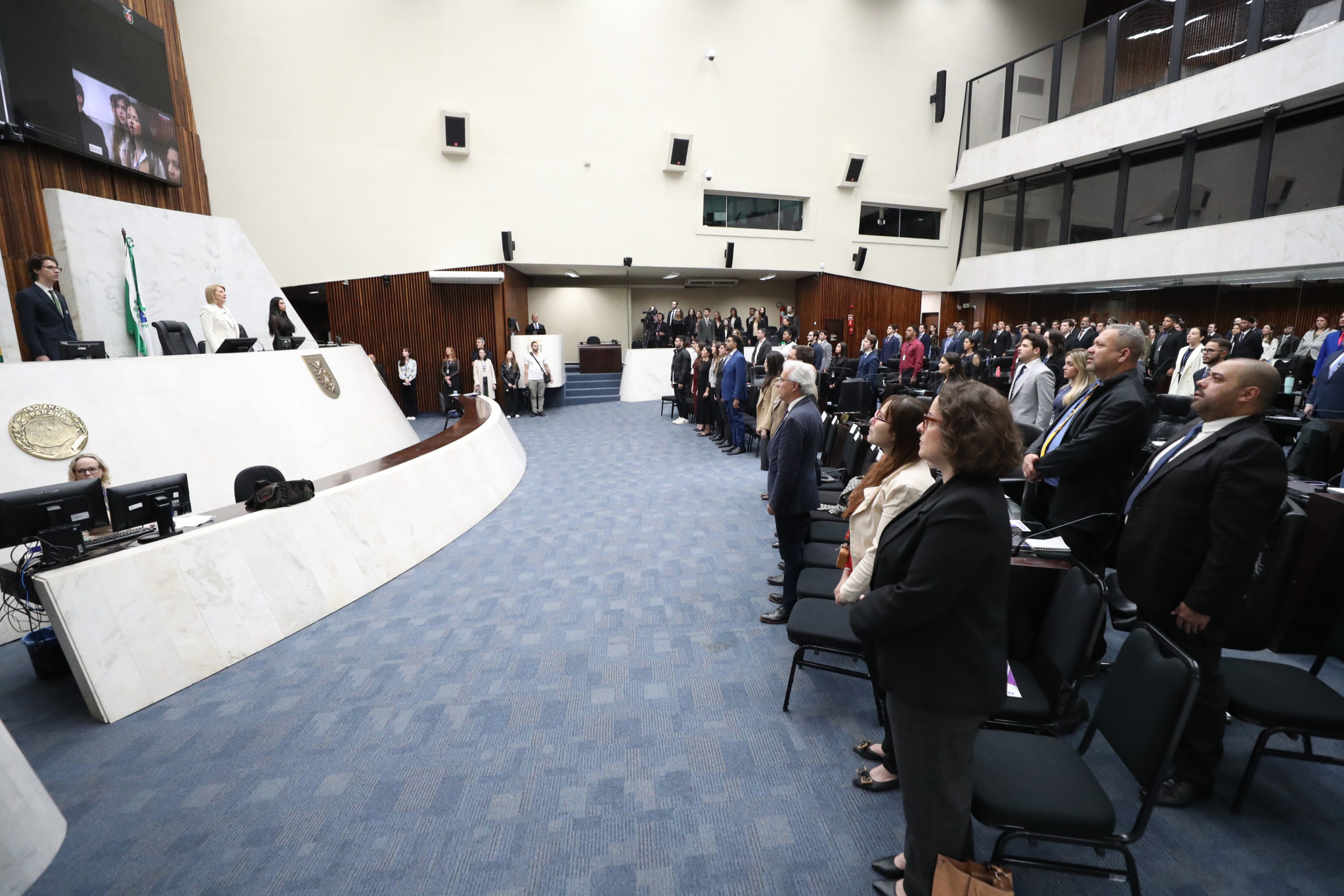 Comunicação PU 2025: deputadas e deputados são empossados na 6ª edição do Parlamento Universitário