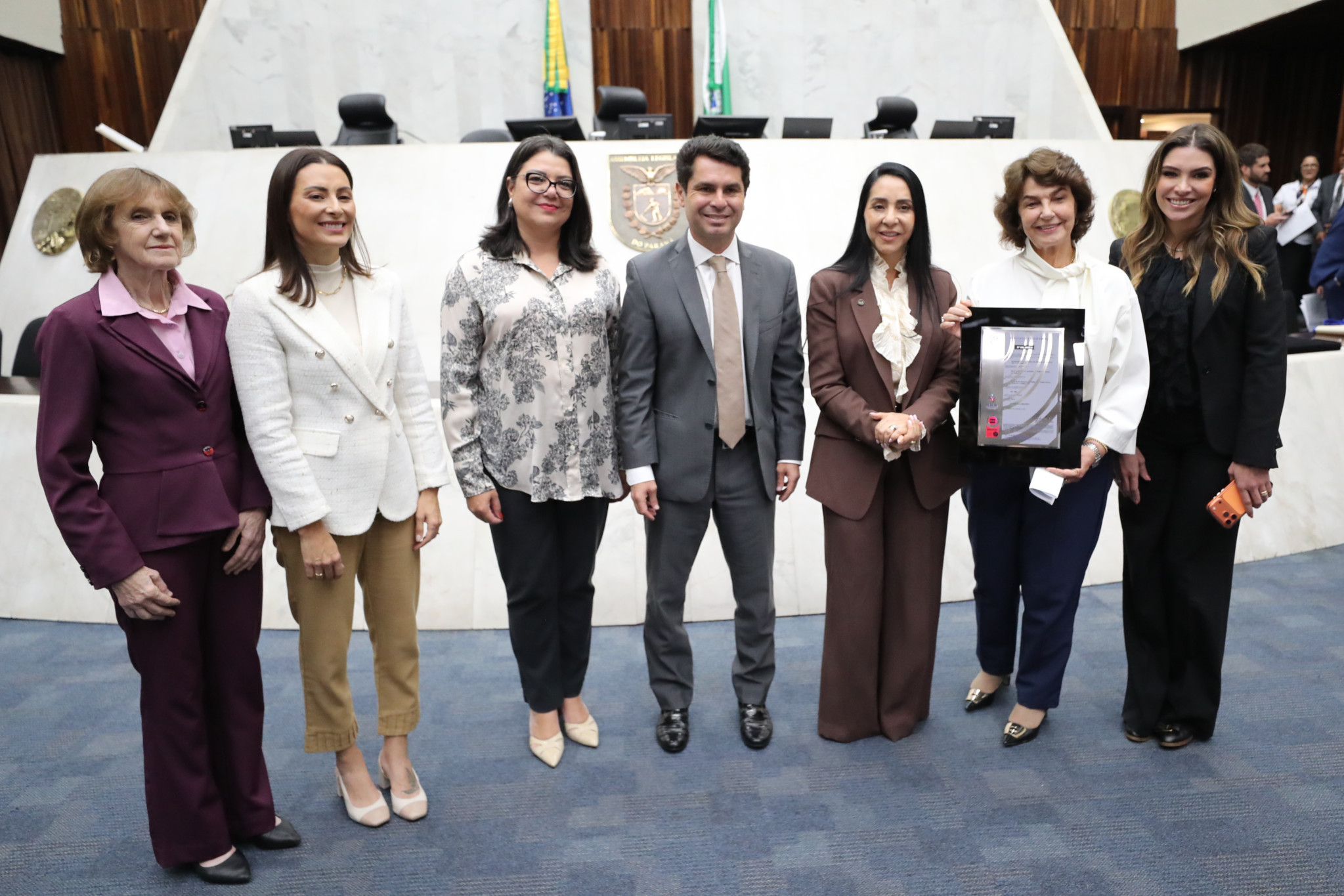 Assembleia recebe oficialmente Selo Bronze de Boas Práticas no Combate à Violência contra as Mulheres
