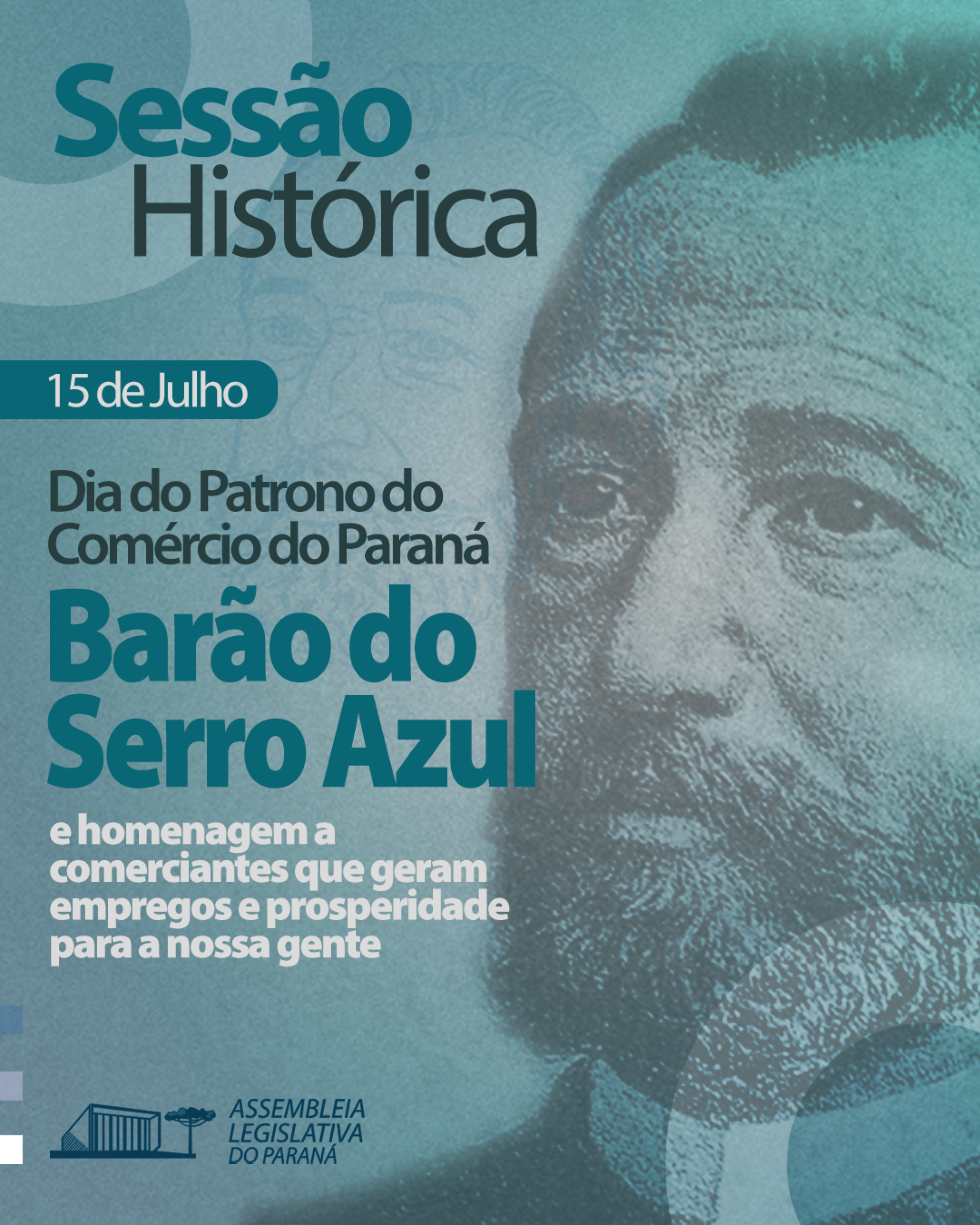 Sessão Solene celebra o legado do Barão do Serro Azul e homenageia comerciantes paranaenses