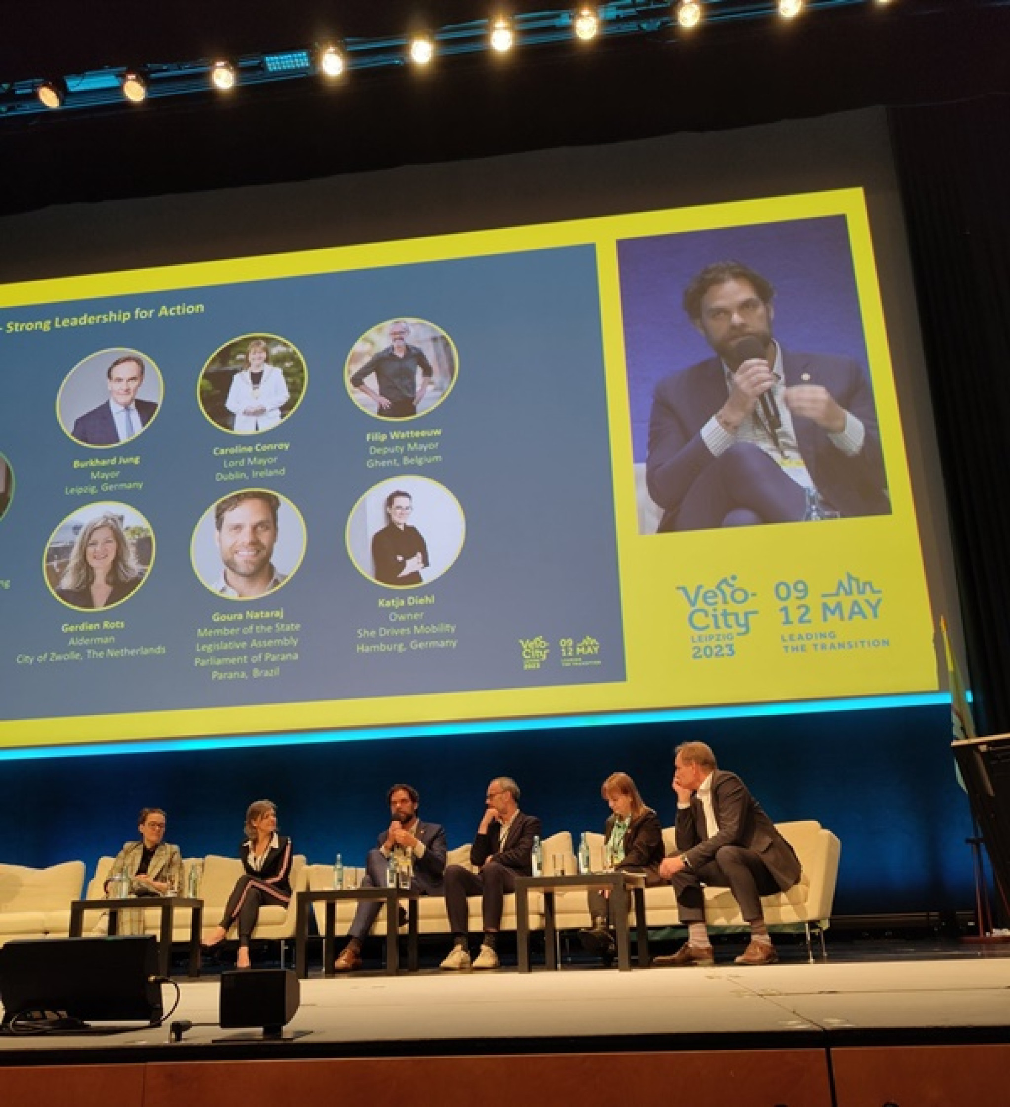 “Precisamos avançar em políticas públicas para a bicicleta”, diz deputado Goura (PDT) depois de participar do Velo-City 2023