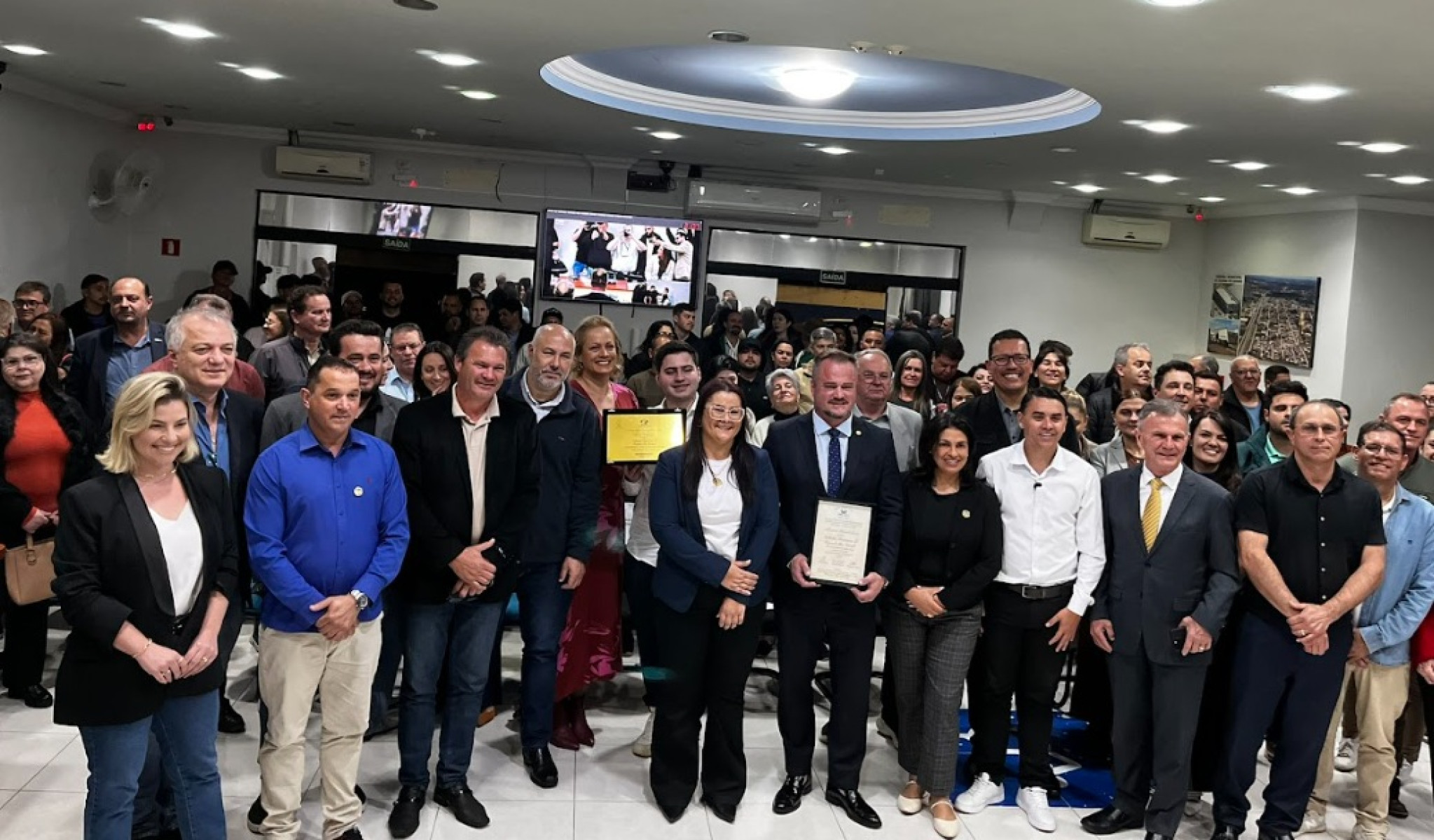 Deputado Alisson Wandscheer (SD) recebe o título de Cidadão Honorário de Fazenda Rio Grande