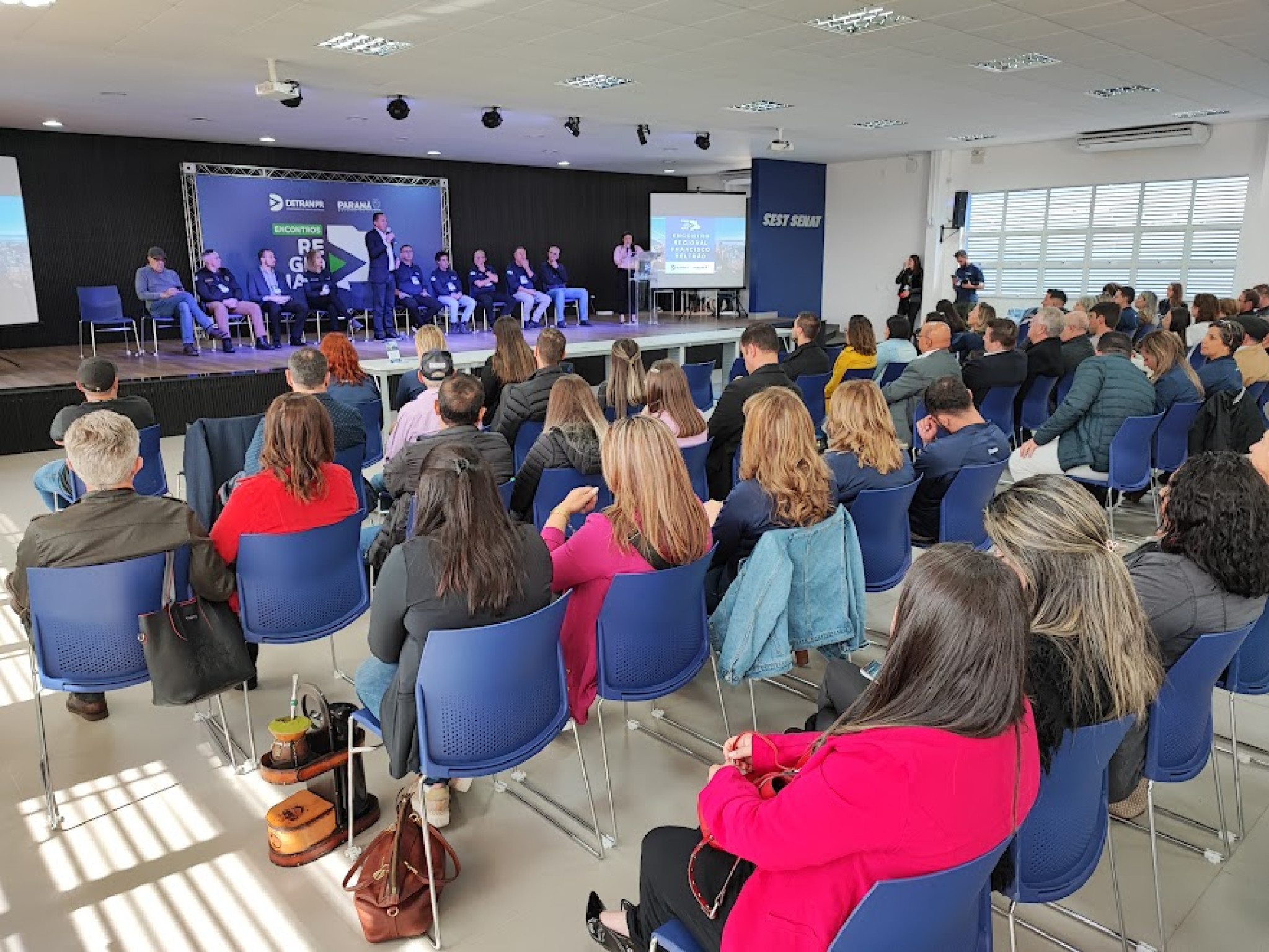 Deputado Reichembach (PSD) participa do Encontro Regional do Detran em Francisco Beltrão