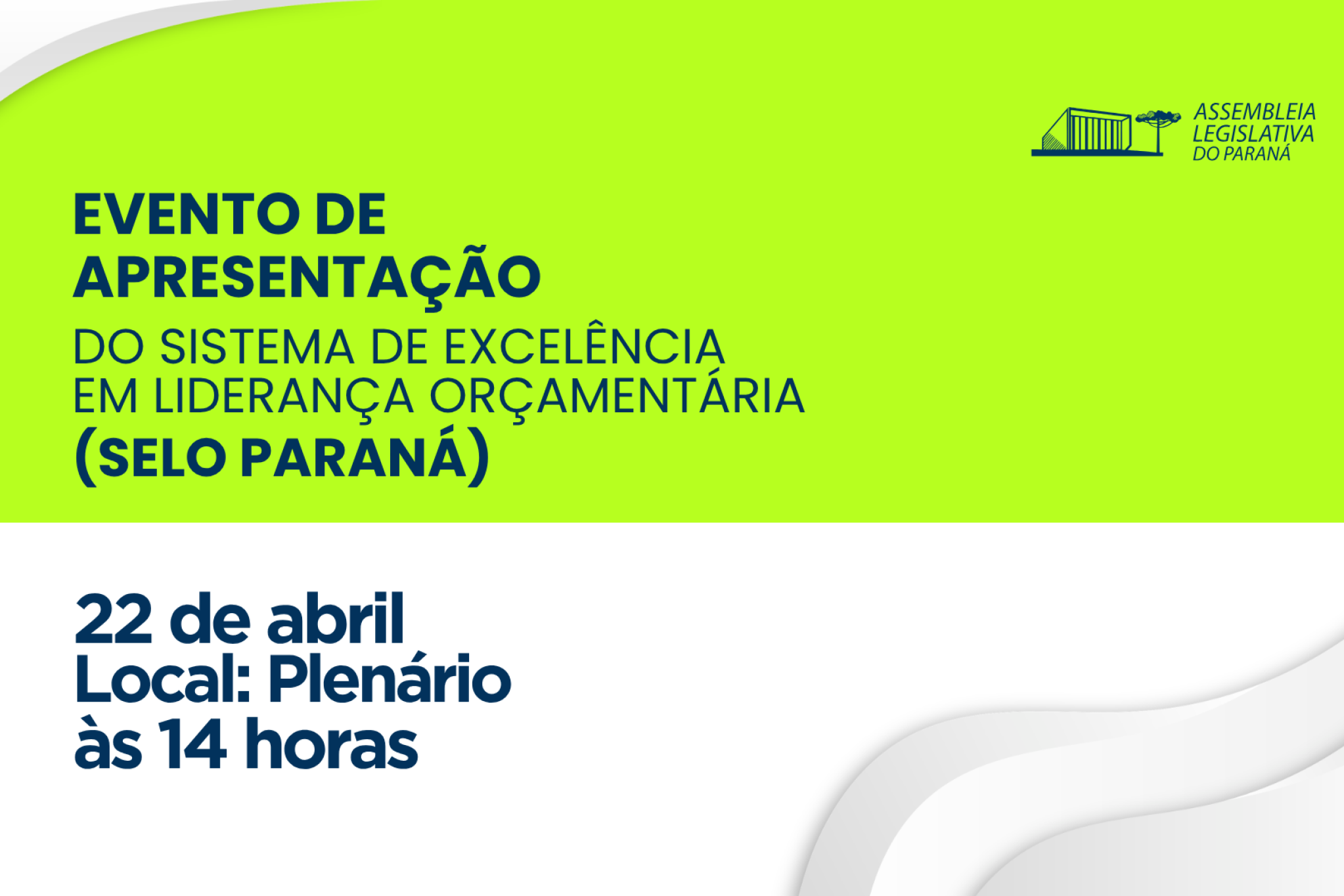 Assembleia sedia cerimônia de premiação do Selo Paraná