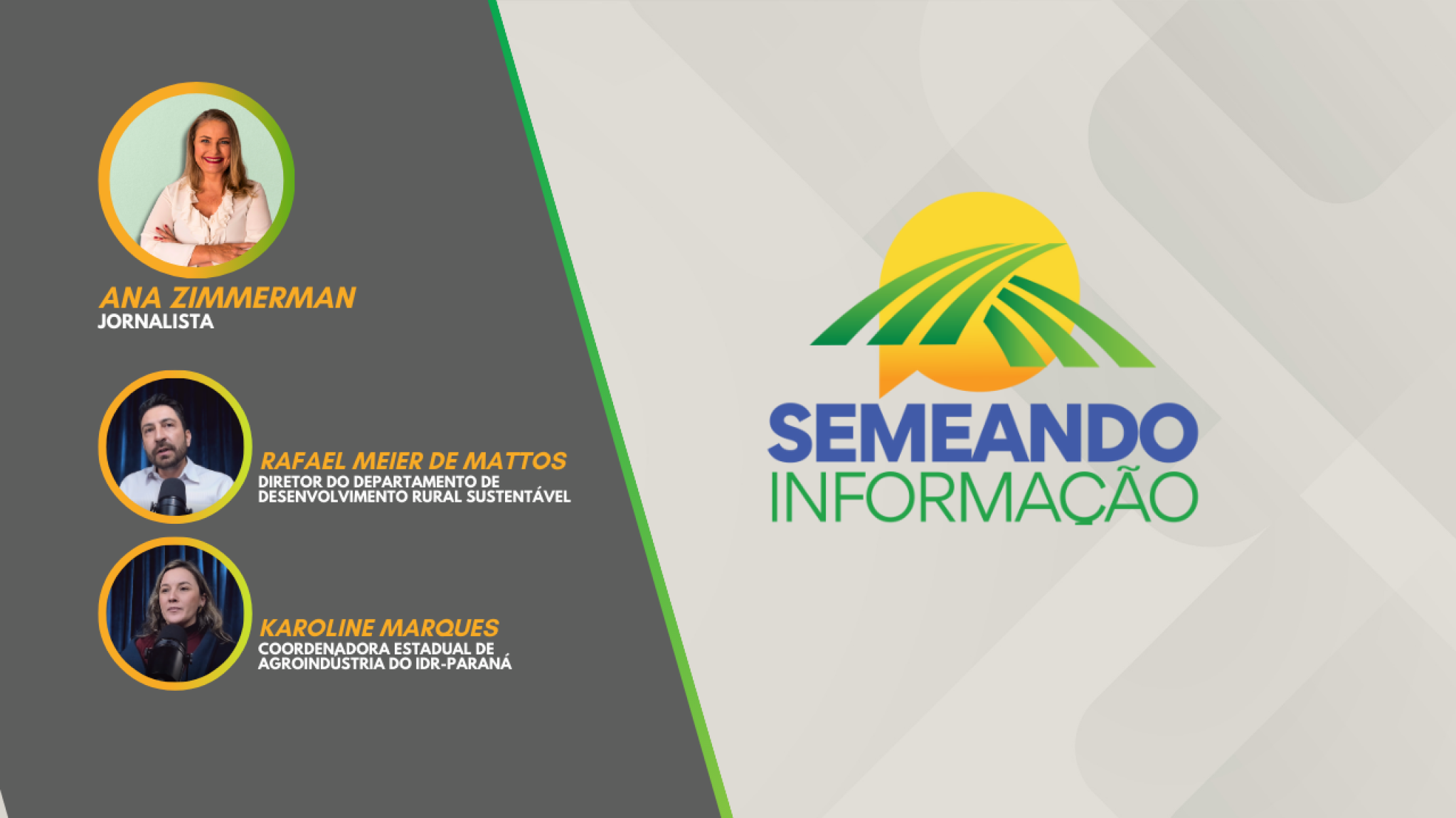 TV Assembleia: estímulos à agricultura familiar e ao cooperativismo no Paraná são temas do Semeando Informação
