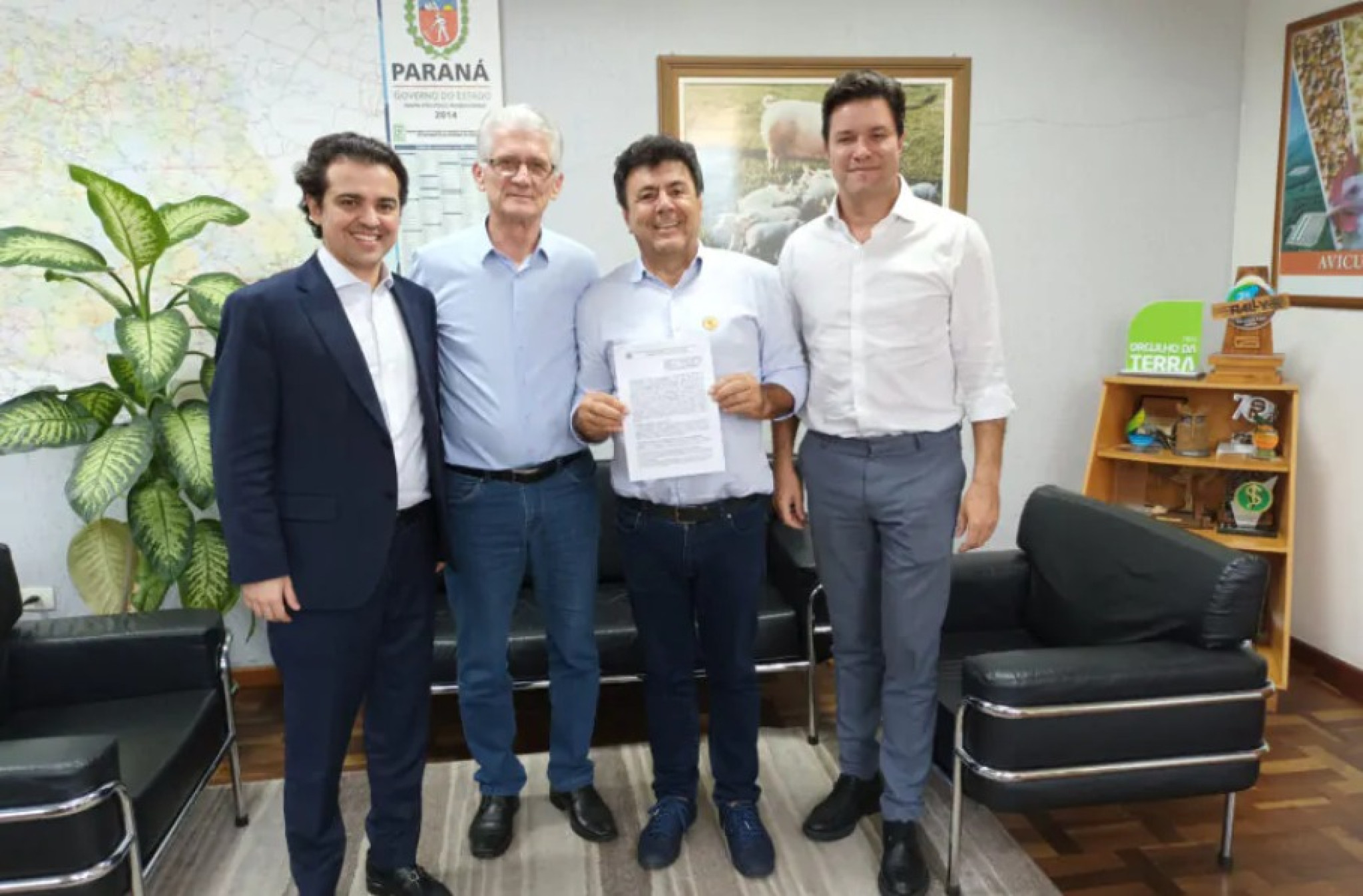 Deputado Luiz Fernando Guerra (União) destaca anúncio de abertura de restaurante popular em Pato Branco