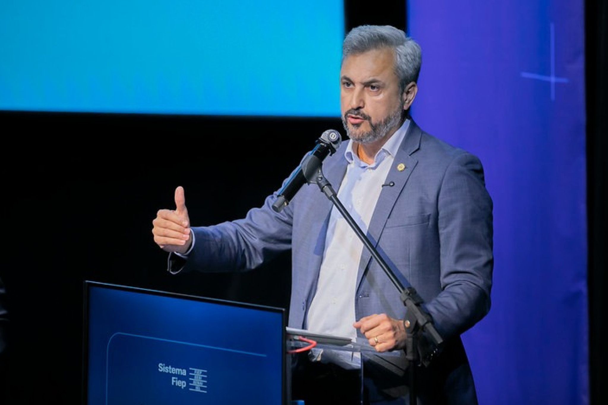Em fórum da Fiep, deputado Fabio Oliveira (Novo) aborda corrupção como desafio estrutural e impactos no ambiente econômico