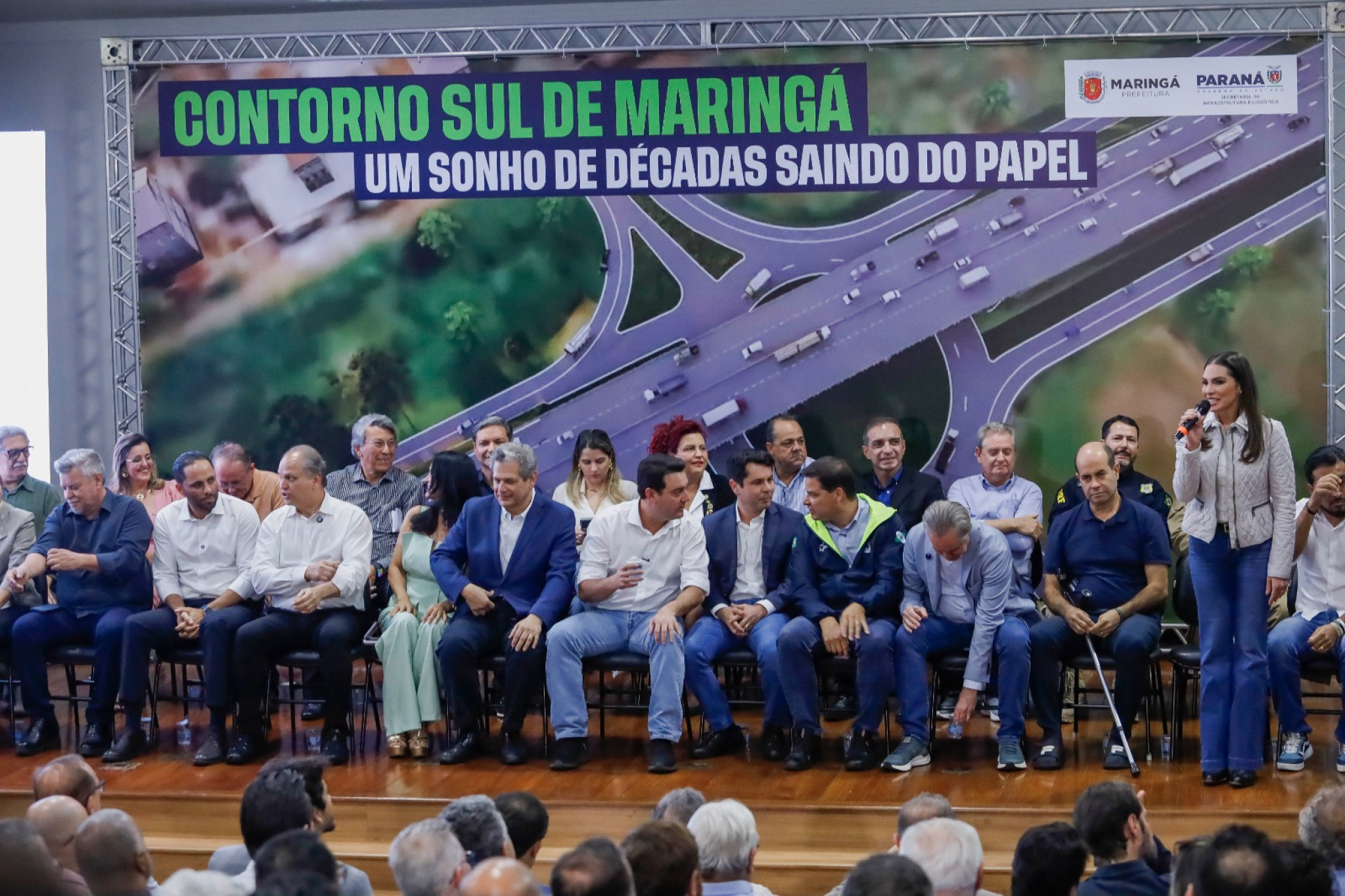 Deputada Maria Victoria (PP) destaca união dos setores público e privado na duplicação do Contorno Sul de Maringá