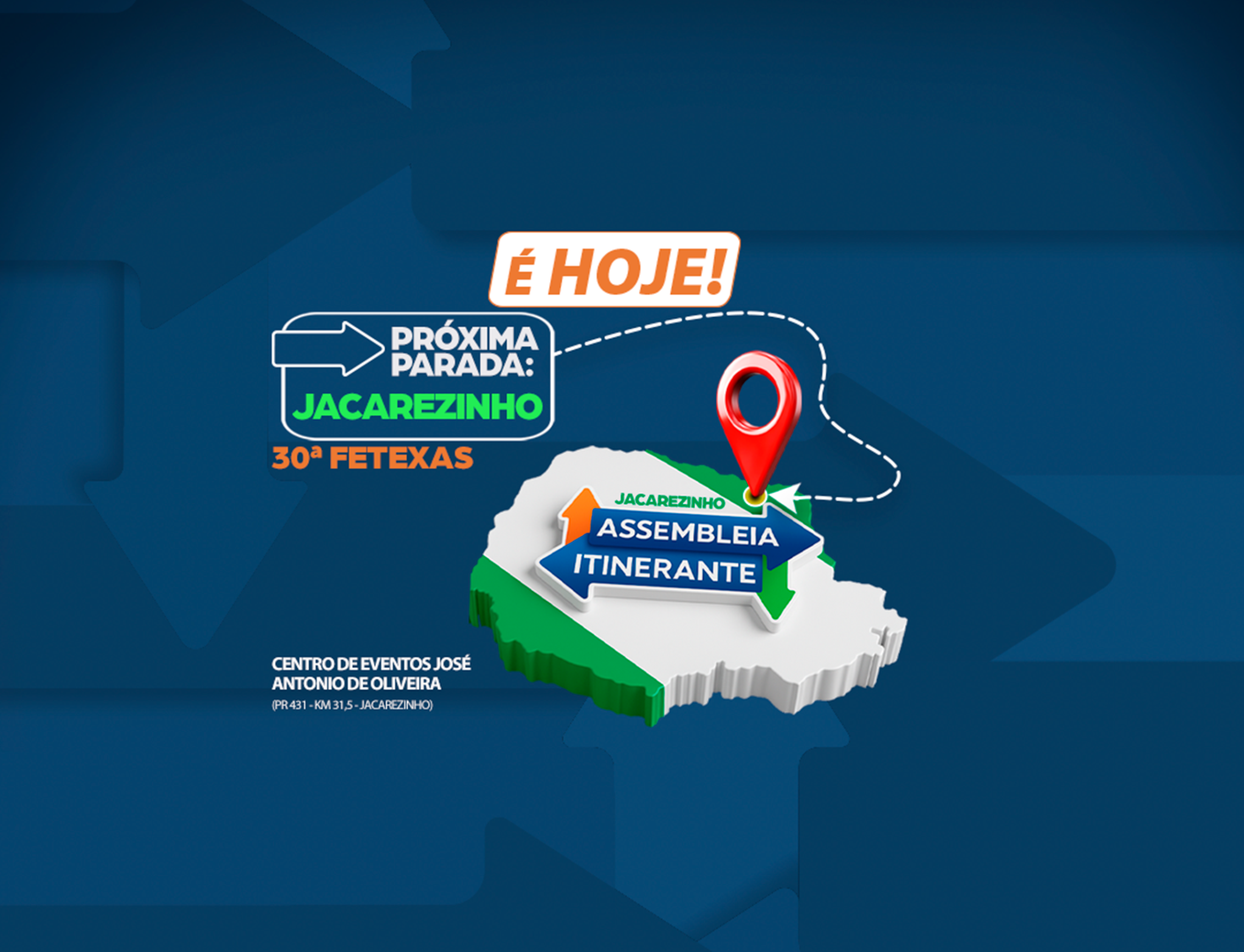 Assembleia Itinerante desembarca hoje (10) em Jacarezinho
