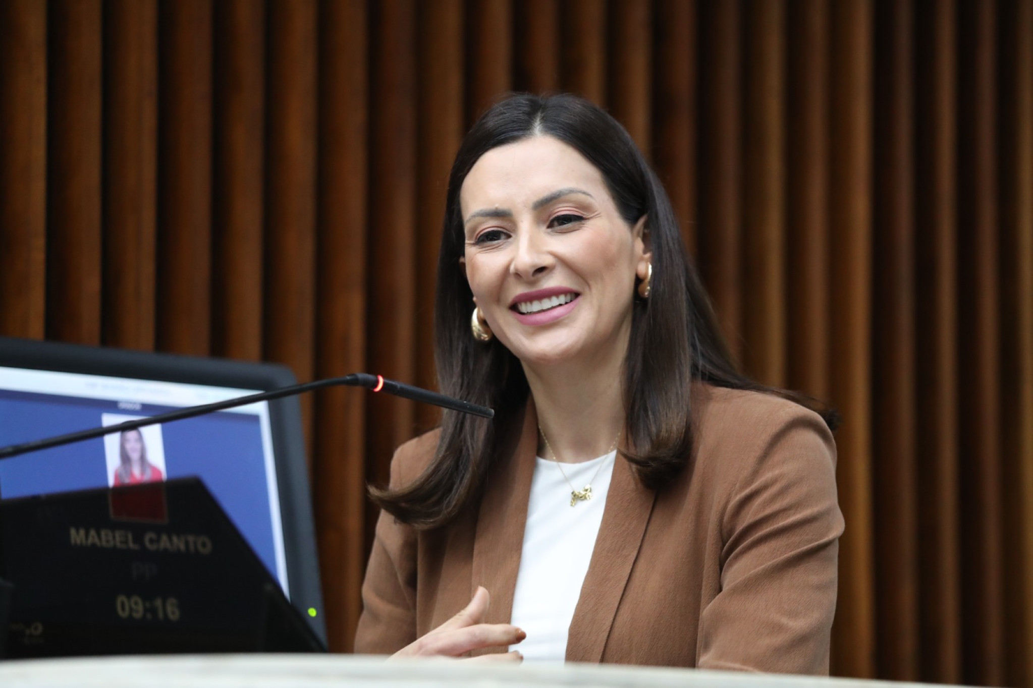 Deputada Mabel Canto (PP) destaca pioneirismo da Assembleia ao conquistar selo nacional de enfrentamento à violência contra mulheres