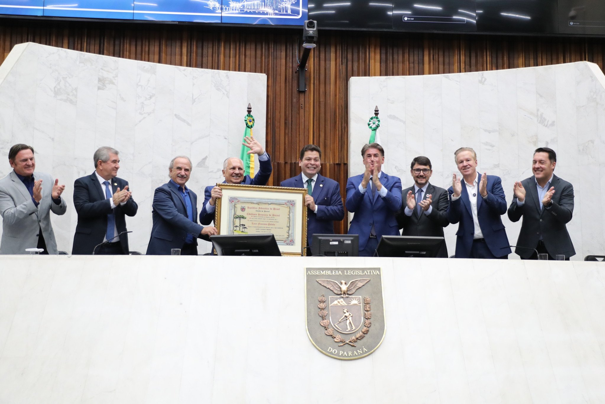 Assembleia Legislativa concede título de Cidadão Honorário do Paraná a Lauri Francisco Paludo