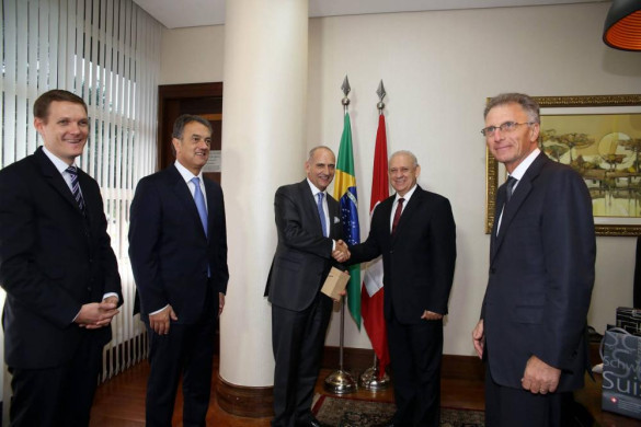 Embaixador da Suíça visita a Assembleia Legislativa