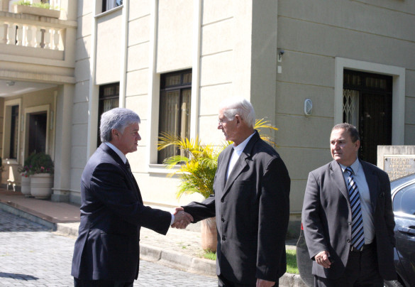 Presidente Rossoni Visita o Arcebispo Dom Moacyr Vitti