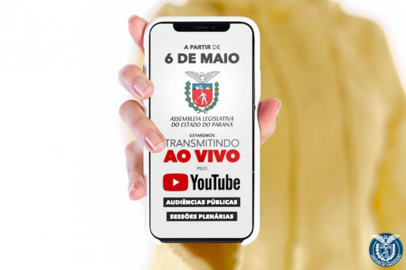 Assembleia Legislativa amplia transmissões ao vivo para o YouTube