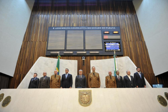 Assembleia comemora os 159 anos da Polícia Militar do Paraná