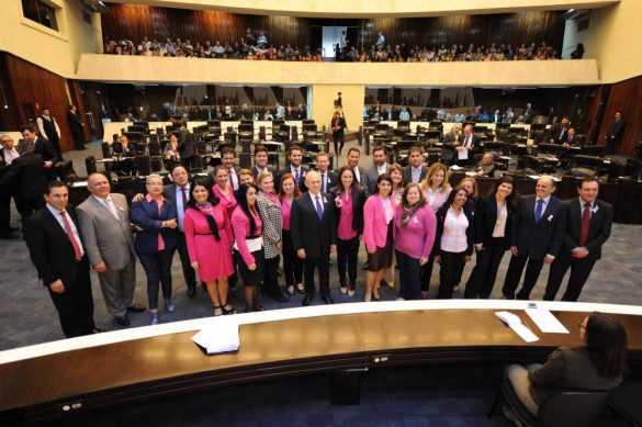 Campanha do Outubro Rosa é lançada oficialmente no Plenário da Assembleia Legislativa