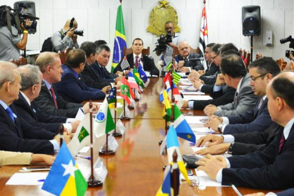 Traiano participa do encontro de presidentes das Assembleias Legislativas em São Paulo