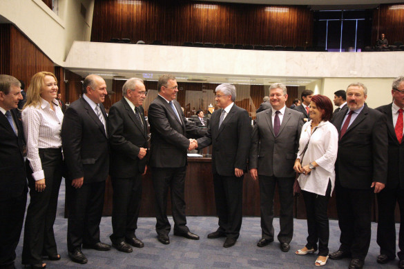 Comitiva polonesa visita o Legislativo