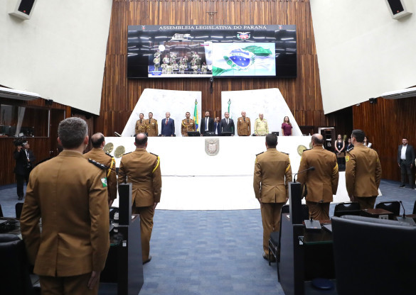 Assembleia Legislativa celebra os 97 anos da Casa Militar do Paraná