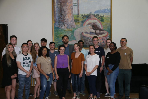 Estudantes canadenses participam de palestra sobre mobilidade urbana