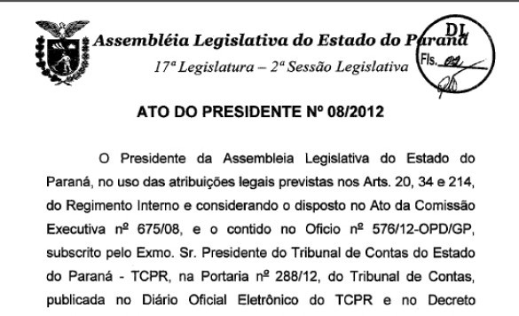 Assembleia disponibiliza íntegra do projeto de decreto sobre eleição para o TCE