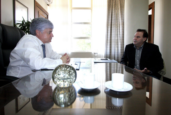 Rossoni recebe visita do secretário estadual de Turismo