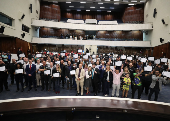 Sessão Solene comemora “Dezembro Faixa Preta” na Assembleia