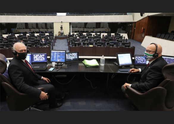 Ações rápidas para enfrentar a pandemia marcaram o ano da Assembleia Legislativa em 2020