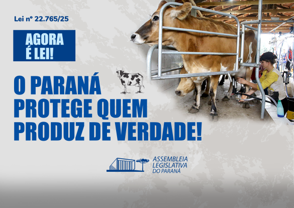 Paraná sanciona lei que proíbe a reidratação do leite em pó importado na indústria