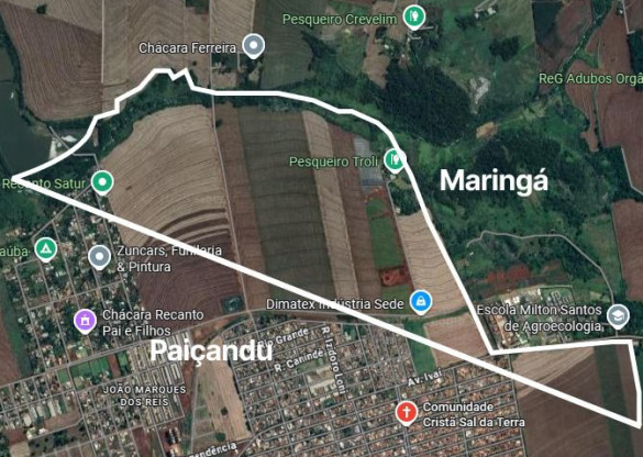 Projeto de lei que corrige limites territoriais entre Maringá e Paiçandu é aprovado na Assembleia Legislativa
