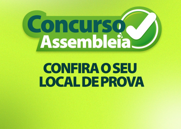 Cartão de inscrição no concurso da Assembleia já está disponível no site da organizadora da prova
